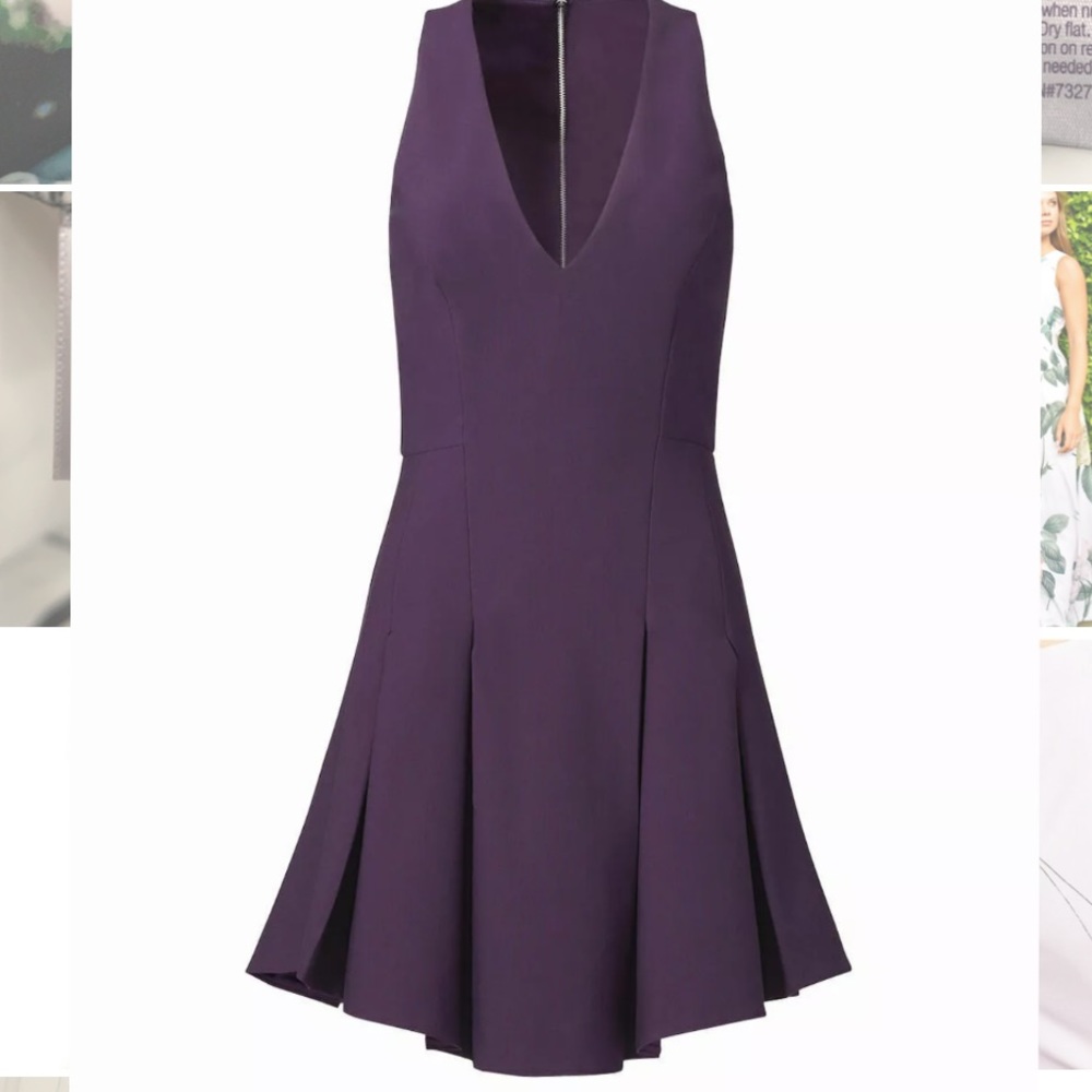 Fully Lined Elizabeth and James Flare Dress Size 6